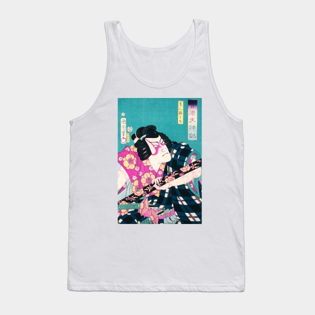 Portraits of an Actor by Toyohara Kunichika Tank Top by TKL